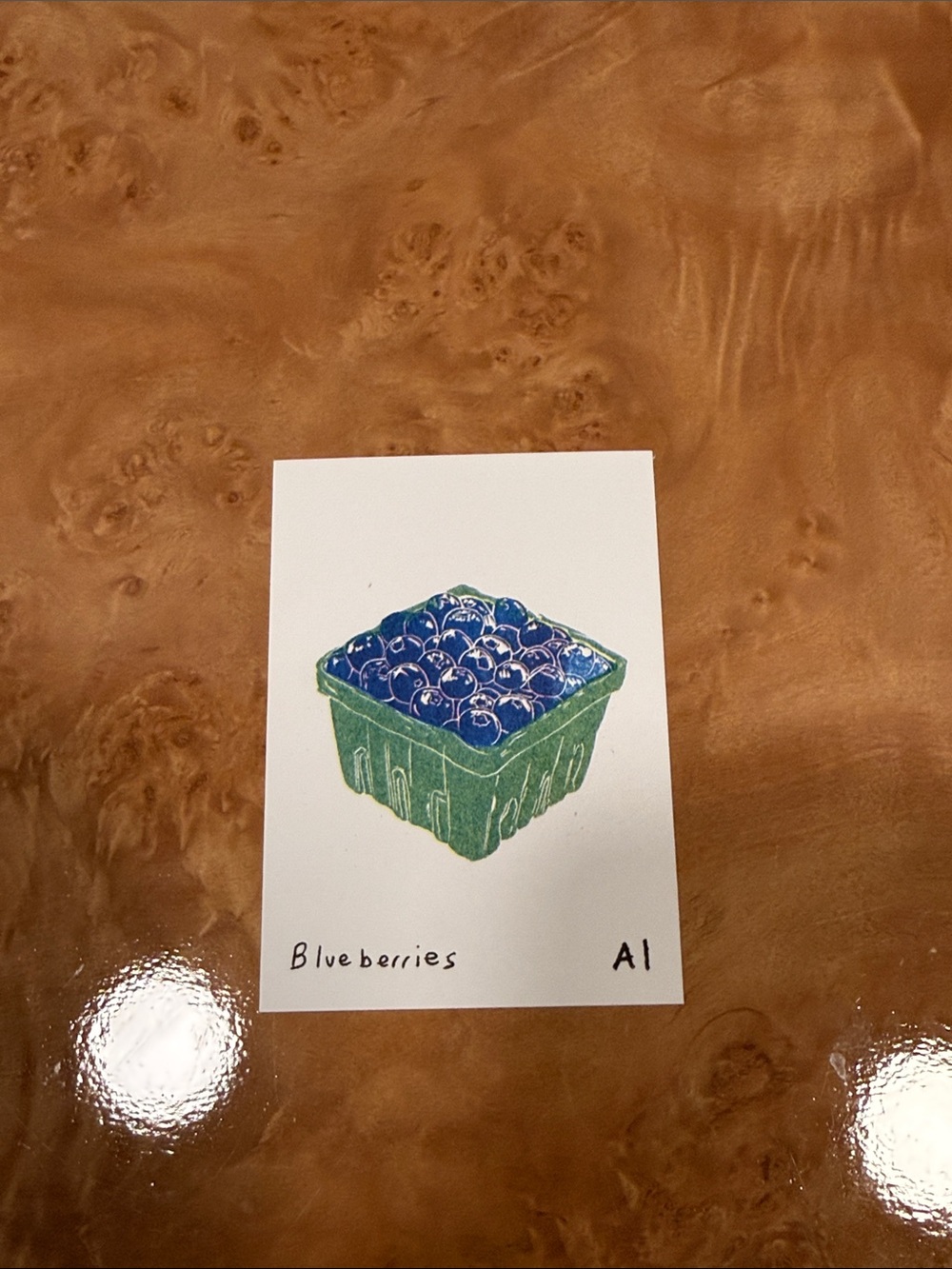 Inciardi Emporium Mini Print Blueberries